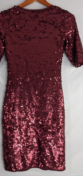 BCBGMAXAZRIA BCBG MARTA SEQUIN DRESS SIZE XS. - Picture 7 of 8